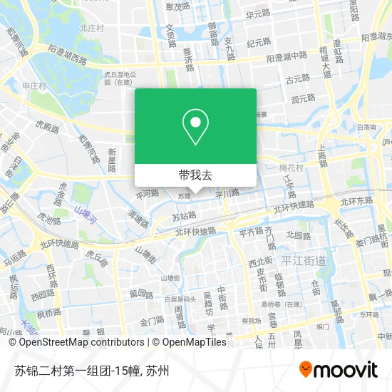 苏锦二村第一组团-15幢地图