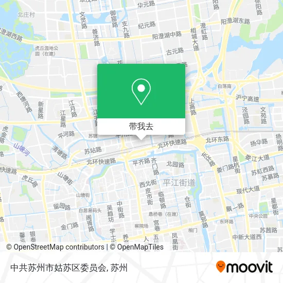 中共苏州市姑苏区委员会地图