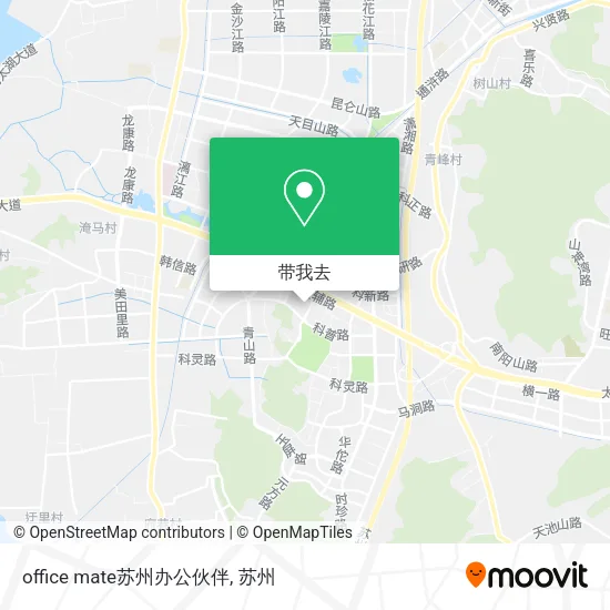 office mate苏州办公伙伴地图