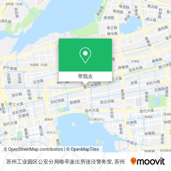 苏州工业园区公安分局唯亭派出所张泾警务室地图