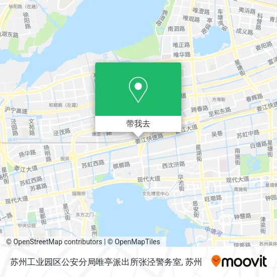 苏州工业园区公安分局唯亭派出所张泾警务室地图
