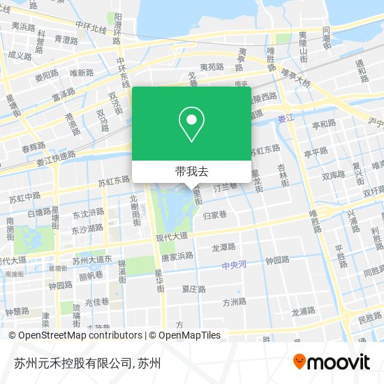 苏州元禾控股有限公司地图