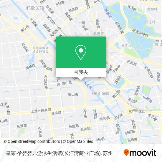 皇家·孕婴婴儿游泳生活馆(长江湾商业广场)地图