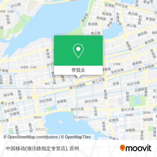 中国移动(渔泾路指定专营店)地图