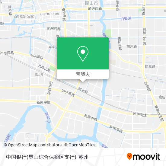 中国银行(昆山综合保税区支行)地图