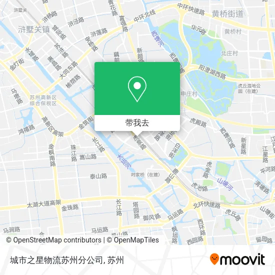 城市之星物流苏州分公司地图