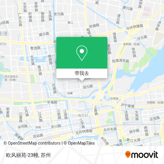 欧风丽苑-23幢地图
