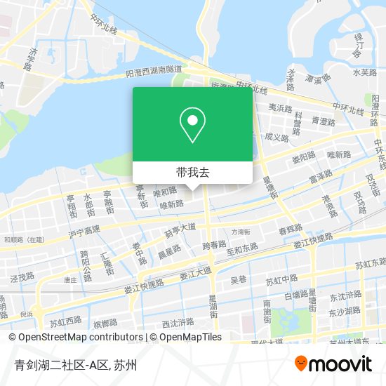 青剑湖二社区-A区地图