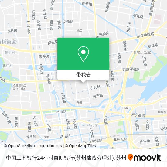 中国工商银行24小时自助银行(苏州陆慕分理处)地图