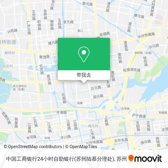 中国工商银行24小时自助银行(苏州陆慕分理处)地图