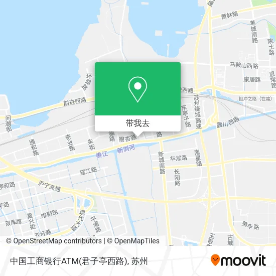 中国工商银行ATM(君子亭西路)地图