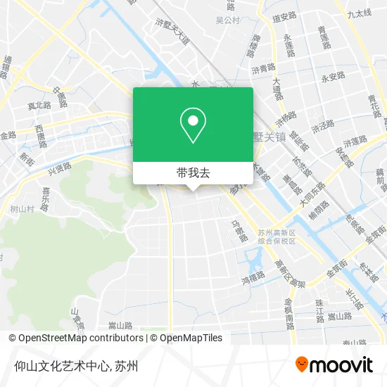 仰山文化艺术中心地图