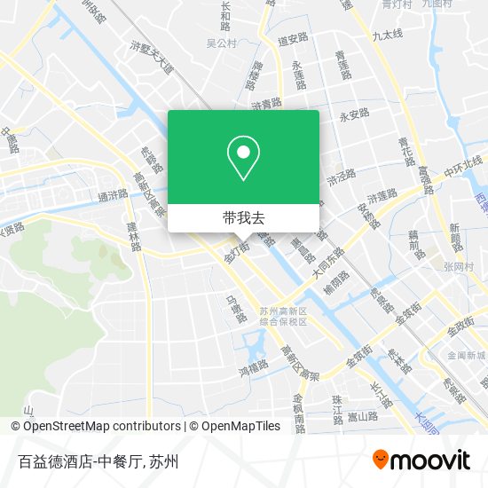 百益德酒店-中餐厅地图