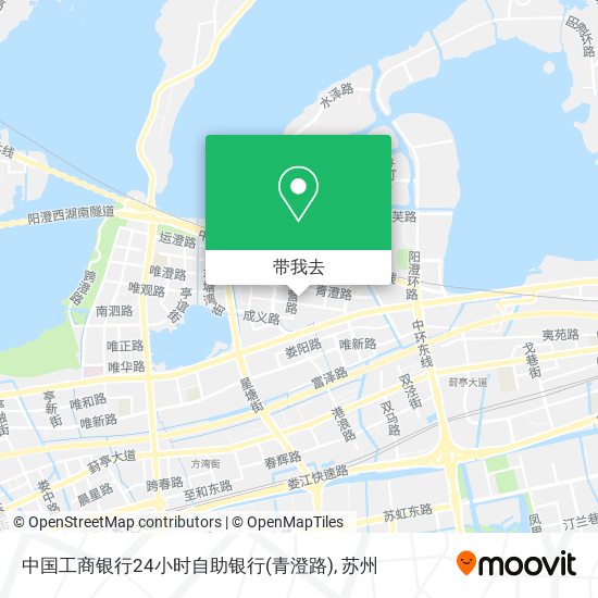 中国工商银行24小时自助银行(青澄路)地图