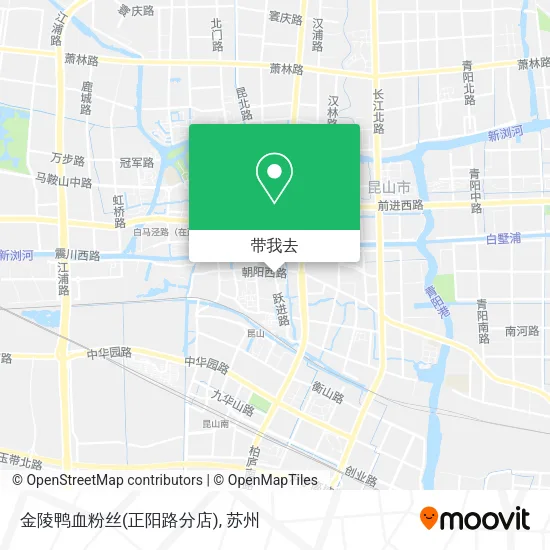 金陵鸭血粉丝(正阳路分店)地图