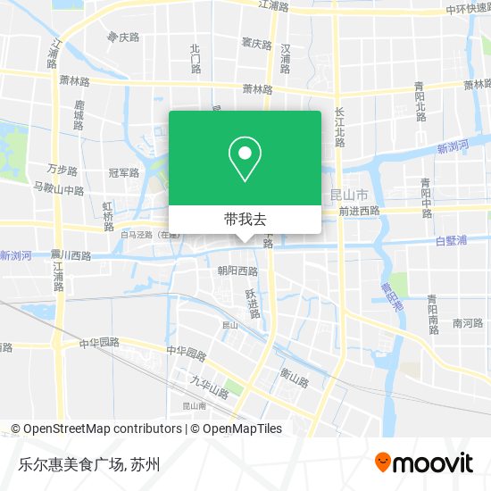 乐尔惠美食广场地图