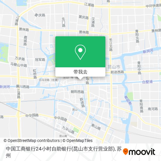 中国工商银行24小时自助银行(昆山市支行营业部)地图