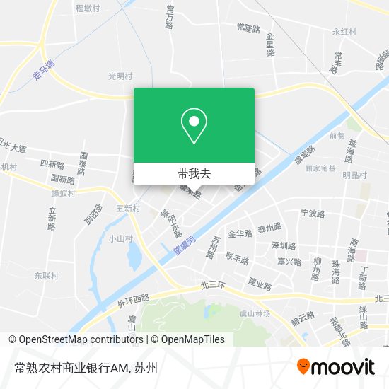常熟农村商业银行AM地图