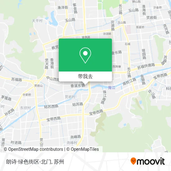 朗诗·绿色街区-北门地图