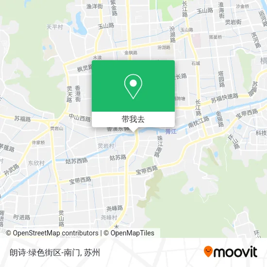 朗诗·绿色街区-南门地图