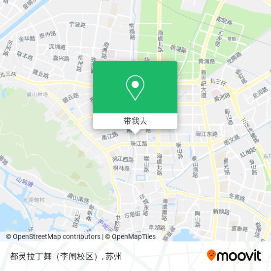 都灵拉丁舞（李闸校区）地图