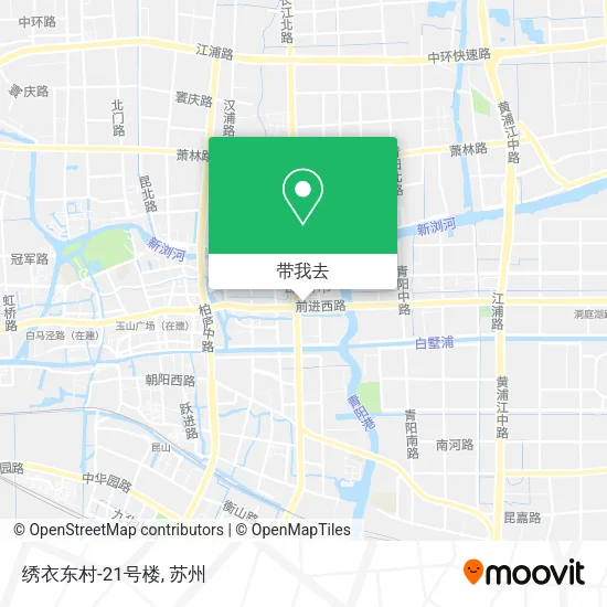 绣衣东村-21号楼地图