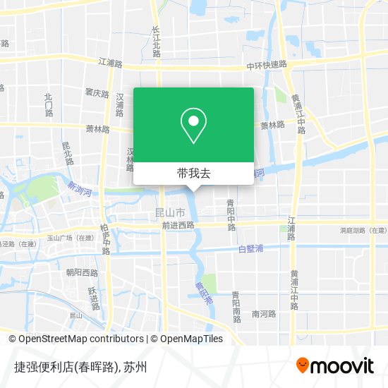 捷强便利店(春晖路)地图