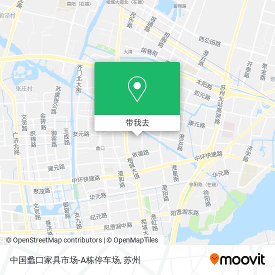中国蠡口家具市场-A栋停车场地图