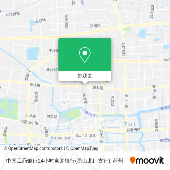 中国工商银行24小时自助银行(昆山北门支行)地图