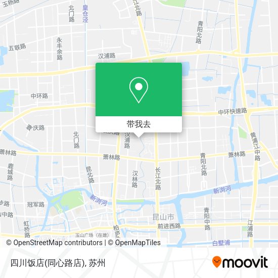 四川饭店(同心路店)地图