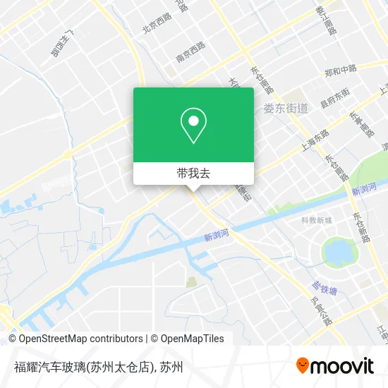 福耀汽车玻璃(苏州太仓店)地图