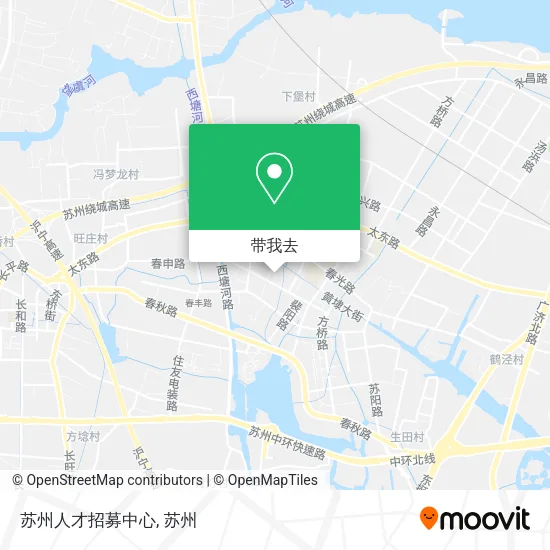 苏州人才招募中心地图