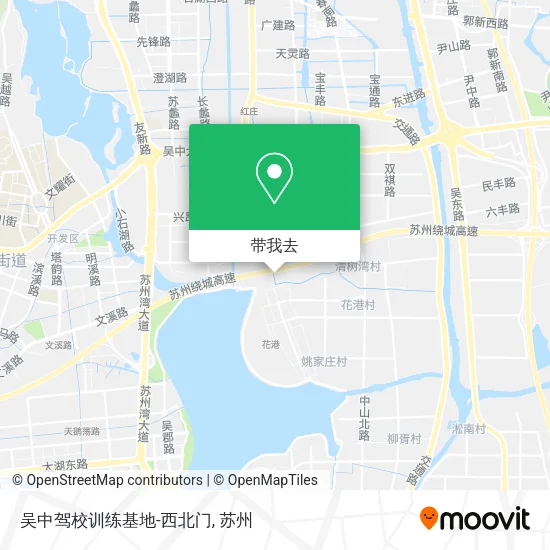 吴中驾校训练基地-西北门地图
