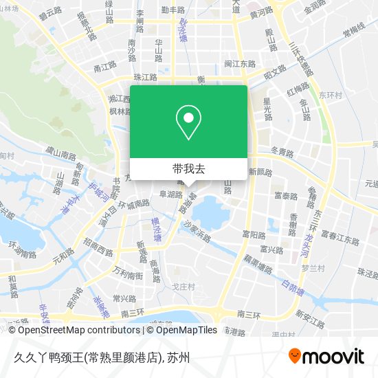 久久丫鸭颈王(常熟里颜港店)地图