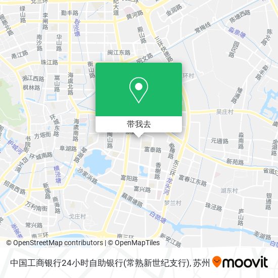 中国工商银行24小时自助银行(常熟新世纪支行)地图