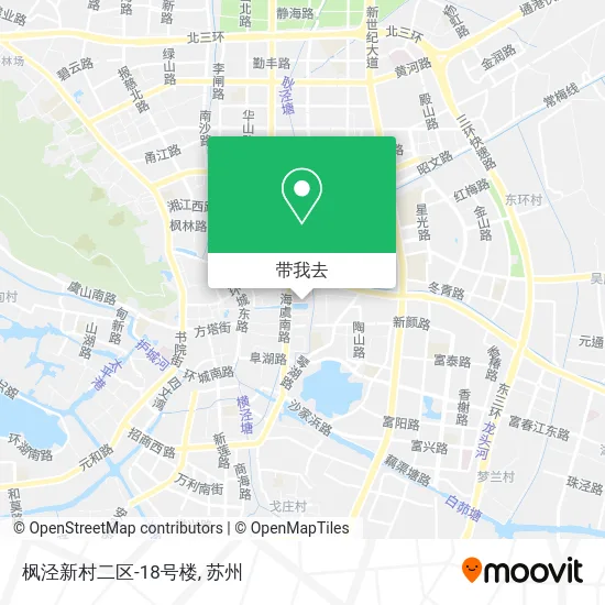 枫泾新村二区-18号楼地图