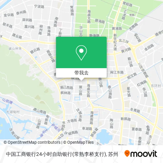 中国工商银行24小时自助银行(常熟李桥支行)地图
