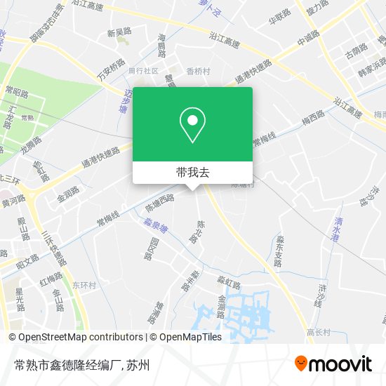 常熟市鑫德隆经编厂地图