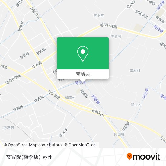 常客隆(梅李店)地图