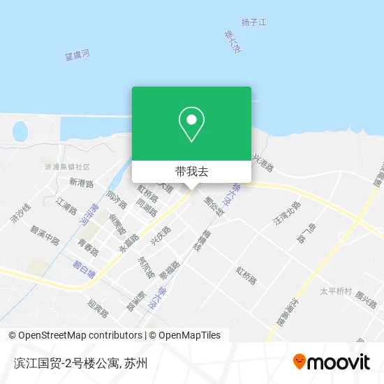 滨江国贸-2号楼公寓地图