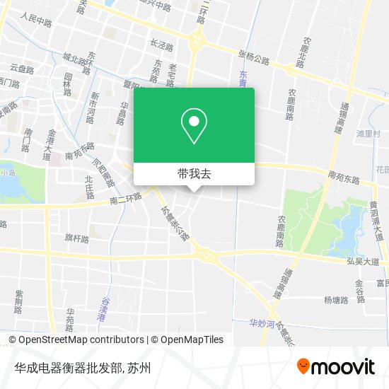 华成电器衡器批发部地图