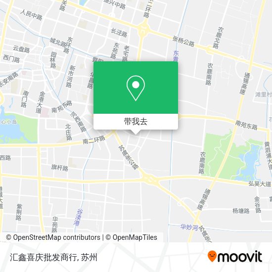 汇鑫喜庆批发商行地图