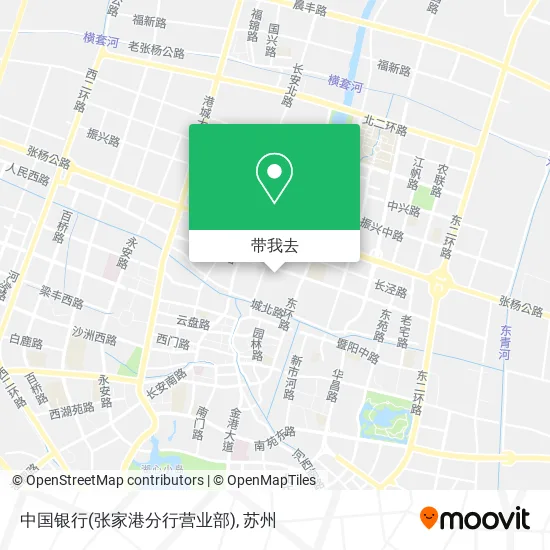 中国银行(张家港分行营业部)地图