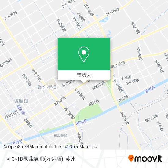 可C可D果蔬氧吧(万达店)地图