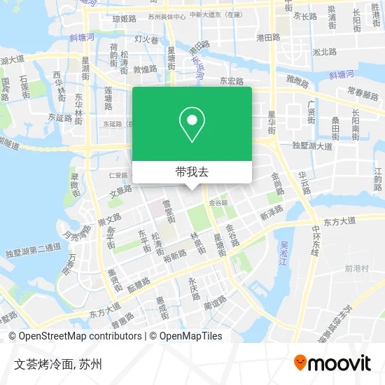 文荟烤冷面地图