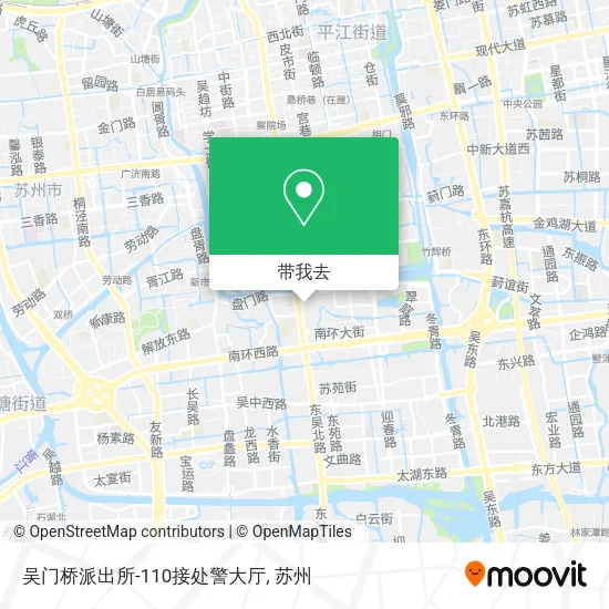 吴门桥派出所-110接处警大厅地图