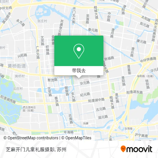 芝麻开门儿童礼服摄影地图