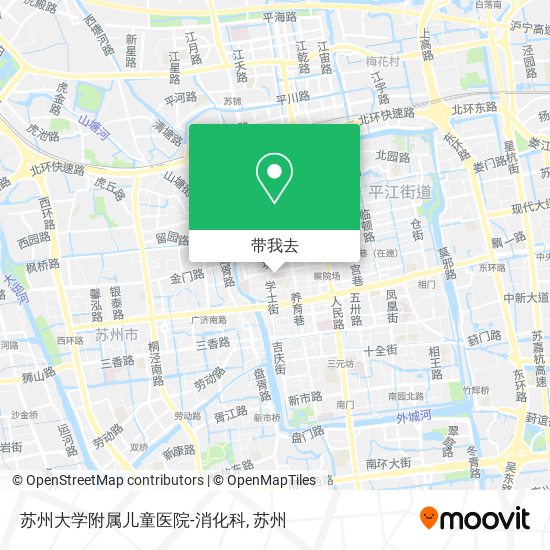 苏州大学附属儿童医院-消化科地图