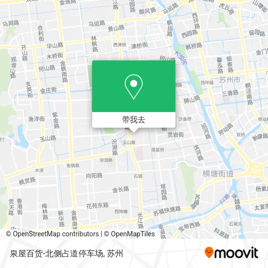 泉屋百货-北侧占道停车场地图