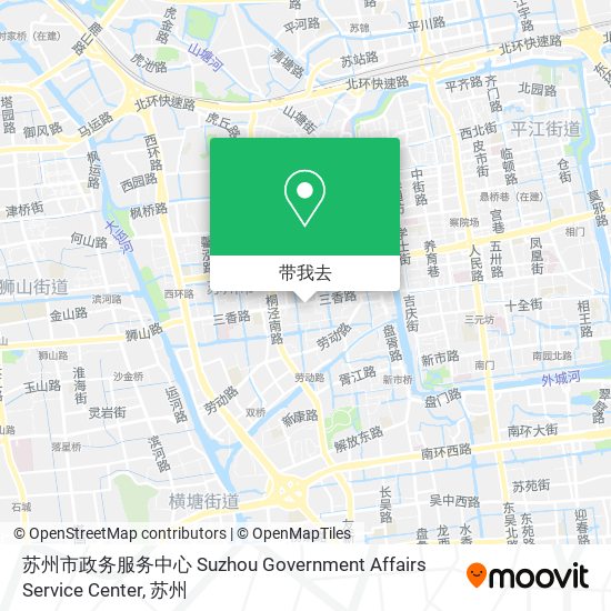苏州市政务服务中心 Suzhou Government Affairs Service Center地图